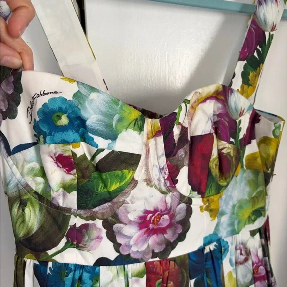 Dolce & Gabbana Multicolor cotton dress - Picture 6 of 14